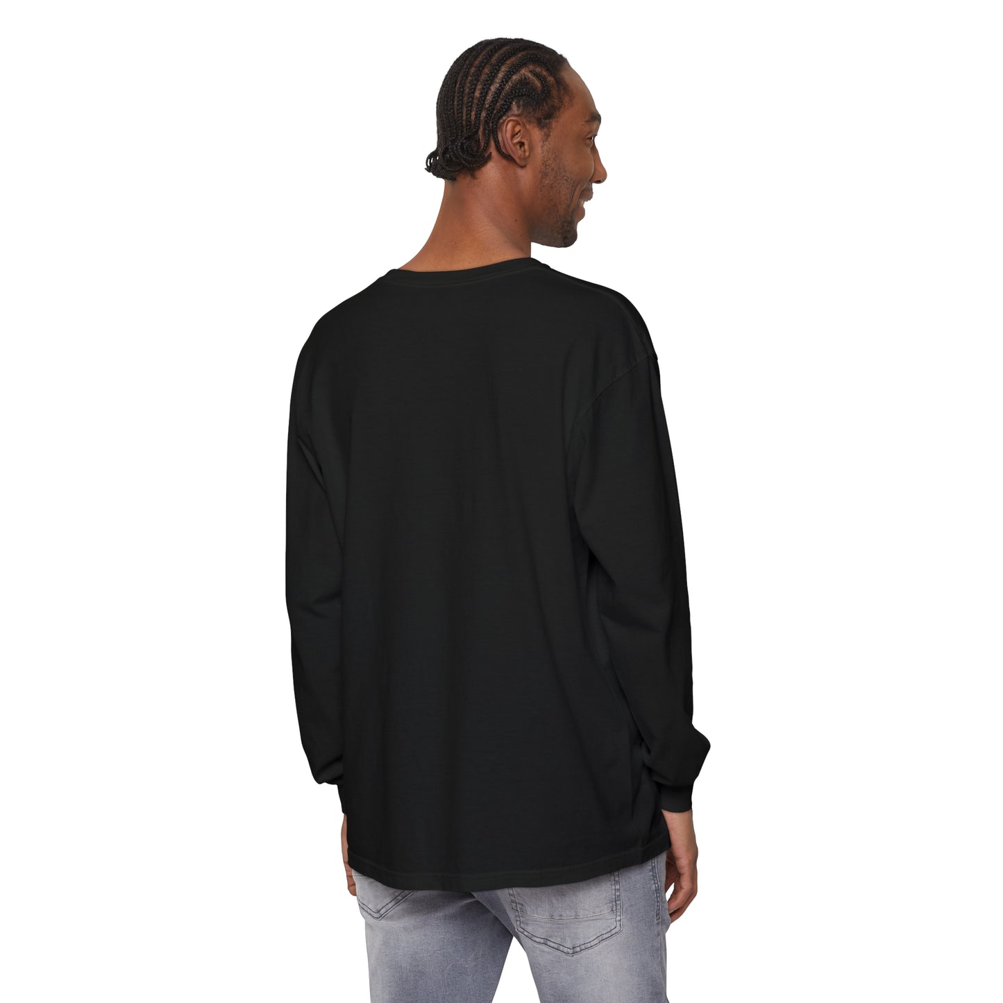 Orange WF Smiley Long Sleeve T-Shirt