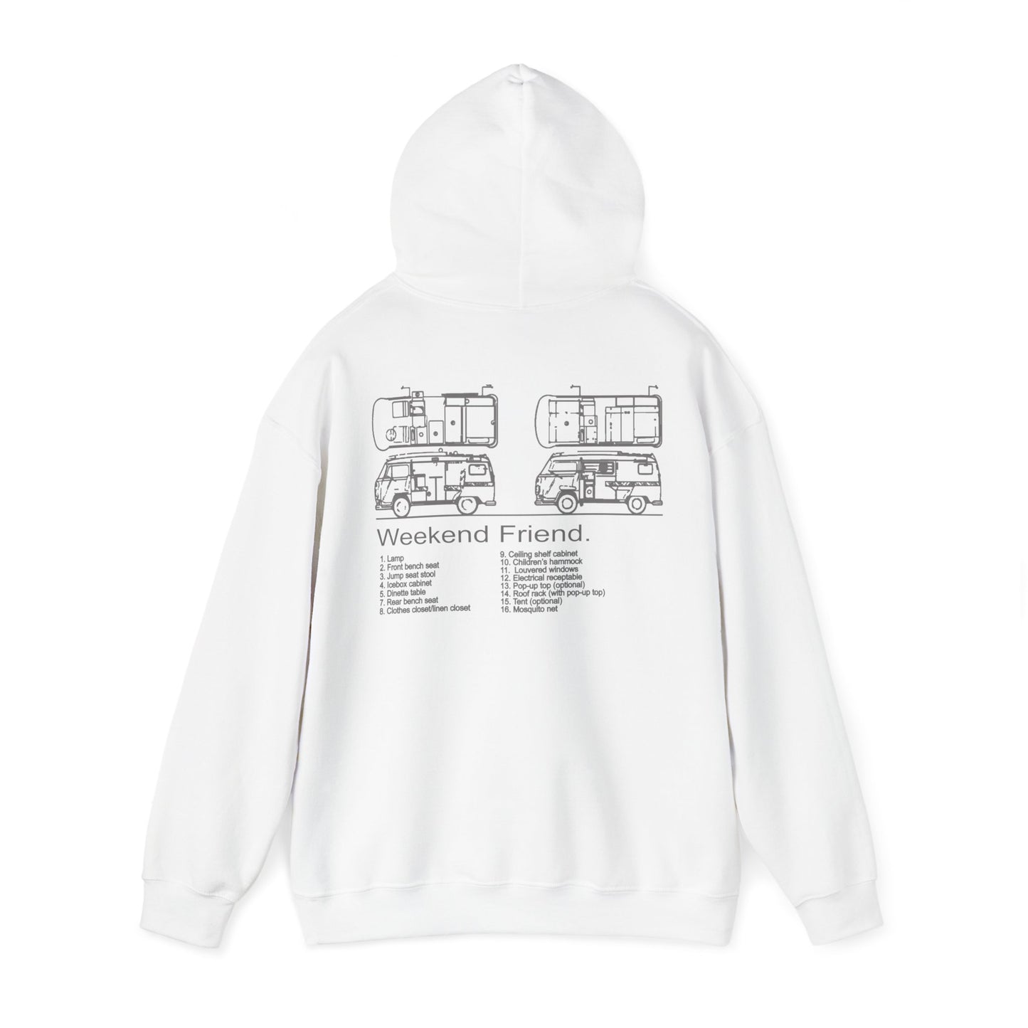 WF Smiley Face & Hippie Van Hoodie