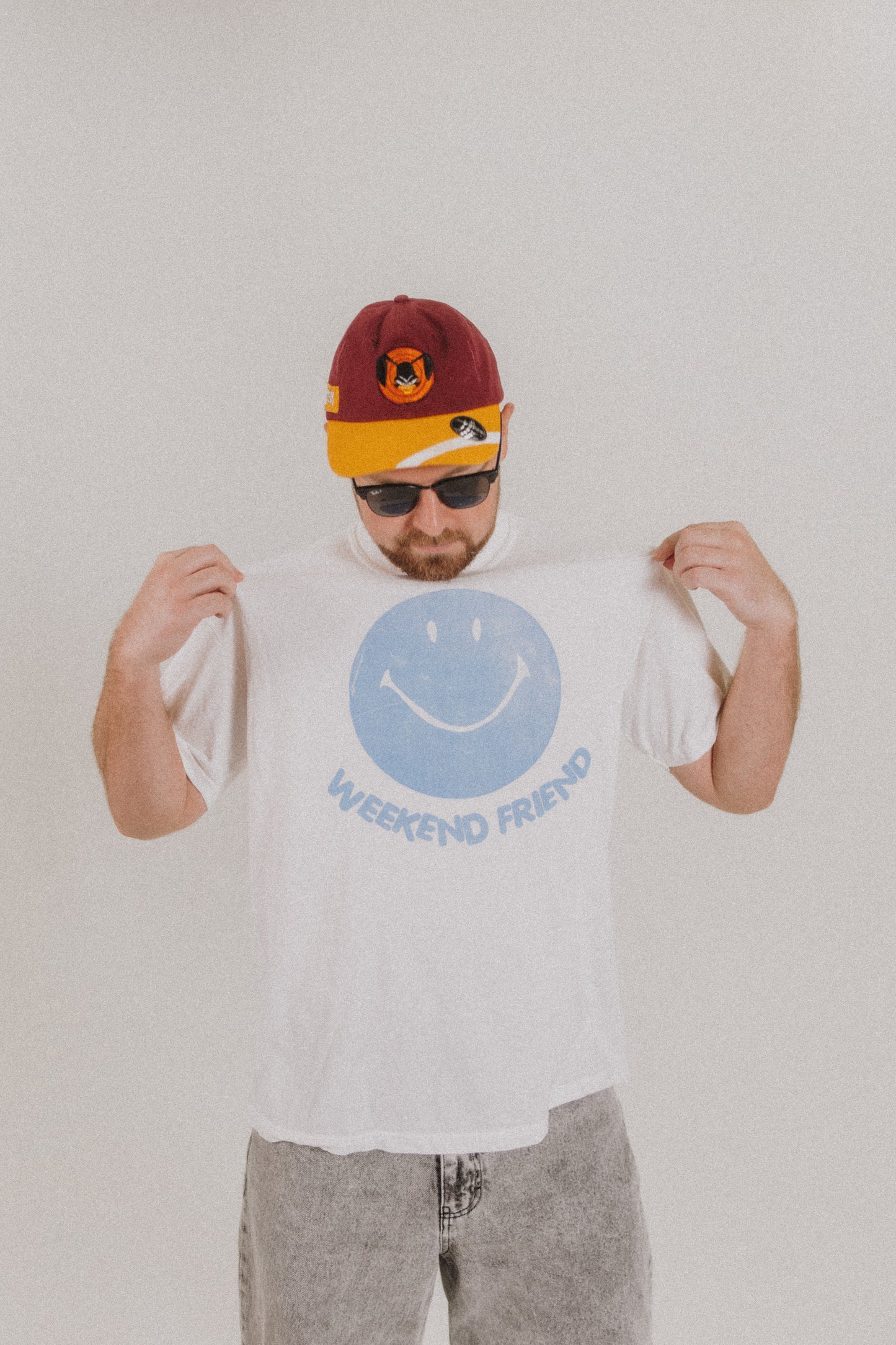 Blue WF Smiley Face T-shirt